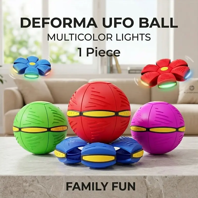 🏖️ Summer Outdoor Essential | Magic UFO Pop Up Orb Ball | Kids Beach And Park Throwing Disc Pop Up Balls