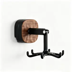 Hangable No-Drill 360° Rotating Rack, Home Organizer with Convenient Hook for Kitchen, Bathroom