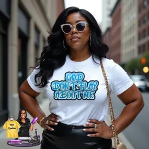 God Don't Play About Me Unisex T-Shirt, Faith-Based Graphic Tee, Casual Streetwear, Gift for Believers, Everyday Wear, Christian Apparel