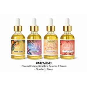 Body Oil Set | Hydrating Luxury Fast Absorbing Oil Set of 4