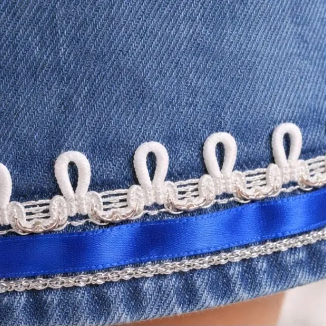 Small Button Loop Fringe Trim 12 Yards for Faithful Clothing