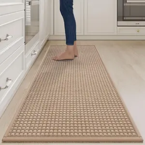 Kitchen Rug Non-Slip Washable Mat, Kitchen Runner Rug, Washable Kitchen Rugs, Kitchen Area Rug, Super Absorbent Kitchen Floor Pad, Rubber Backed Soft Woven Standing Mat, Sink Mat