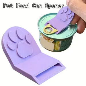 3-Piece Pet Can Opener Set, Kitchen Utensils, Cute Cat Paw Design, Large Size, Non-Slip, Ideal Gift for Nail Enthusiasts, Prevents Hand Injuries