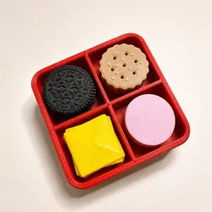 Lunchable Fidget Clicker Keychain, Durable Fidget & Finger Toy with Unique Design, Stress Relief Tool