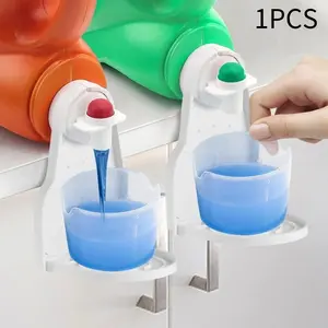 1pc Laundry Station Accessories No Mess Drip Catcher Detergent Cup Holder Laundry Soap Station Organizer