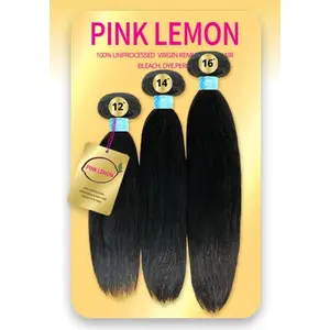 13A PINK LEMON Brazilian 3 Bundle Multi Pack - Straight