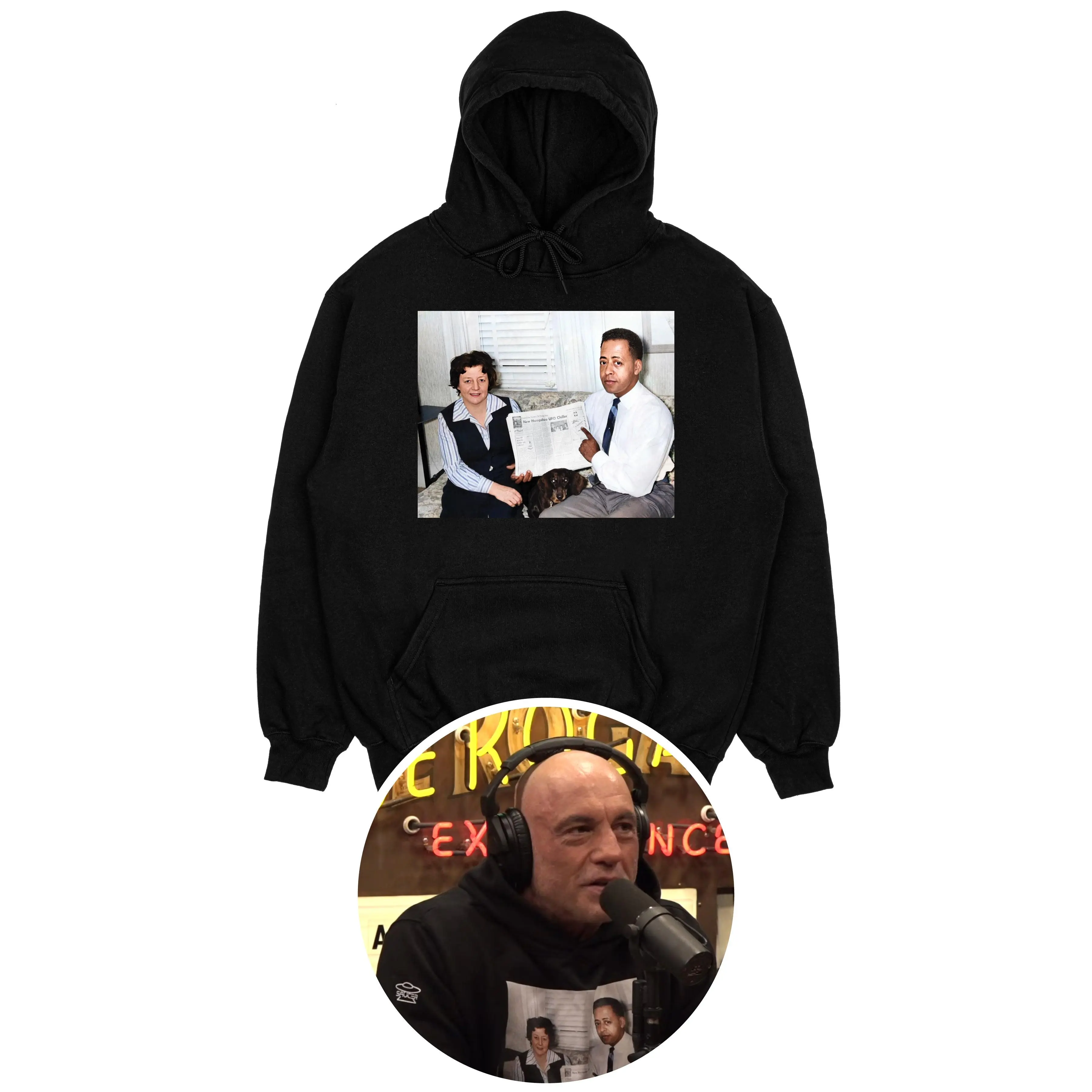 Betty and Barney Hill: The First Alien Abductees Hoodie by SAUCER