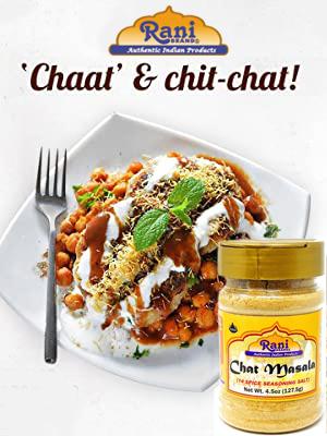 Rani Chat Masala (14 Spice Seasoning Salt) Tangy Indian Seasoning 20oz (1.25lb) 570g PET Jar ~ All Natural | No MSG | Vegan | No Colors | Gluten Friendly | NON-GMO | Kosher | Indian Origin