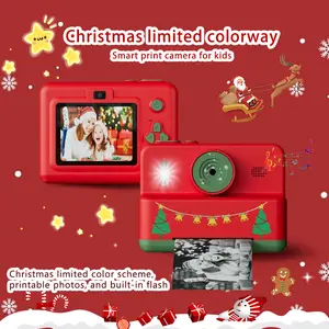 Capture Xmas Memories! Kids Camera with 2.8" HD Display, Instant Printing & Filters