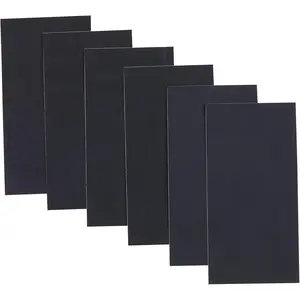 6 count Self Adhesive Nylon Repair Kit for Down Jacket 8"x4",  Nylon Patch for Jackets, Cloth Patch for Clothing Fix, Multi-Purpose Fabric Mending Kit, Black