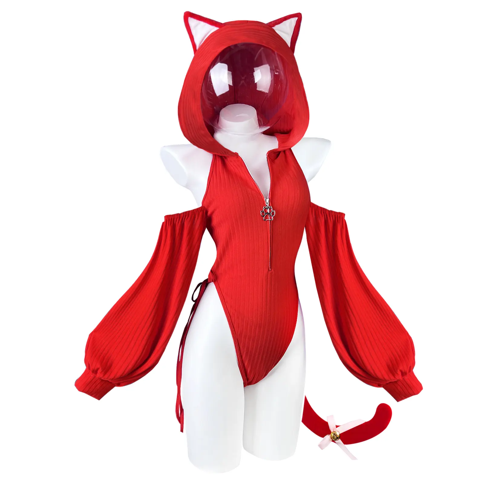Cat Suit-Red