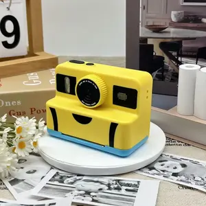 Kids Print Camera Toy with 3 Rolls Thermal Paper, HD Dual-Camera Video Recorder, Flash & USB Charging, Perfect Gift for Kids