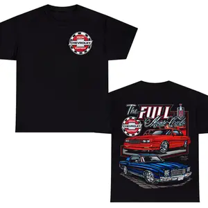 Chevrolet Monte Carlo Full Edition T-Shirt – Classic Chevy Monte Carlo Muscle Car Graphic Tee, Vintage American Car Culture Streetwear Shirt for Men Women