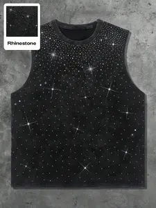 Unisex New Snowflake Style Vest, Fashion Trendy American Vintage Letter Print, Loose Comfortable Casual Vest, Street Style