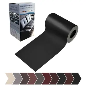 Leather Repair Tape Self-Adhesive Patch for Car Seats Couch Furniture Sofa 4x63/20x54 inch Versatile Use Quick Fix Fine Grain & Litchi Grain Options