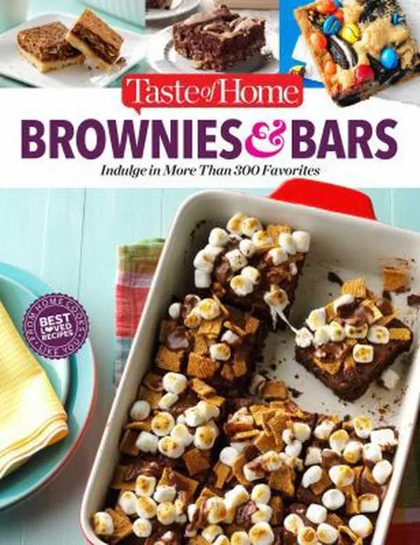 Used Book - Taste of Home Brownies & Bars (Paperback) by Taste of Home Editors - English, Sweet Easy Recipe Collection for Baking Enthusiasts, Baked, Food