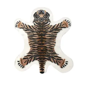 Plushed Tiger Rug