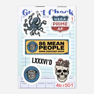 Chef Sticker Sheet 3