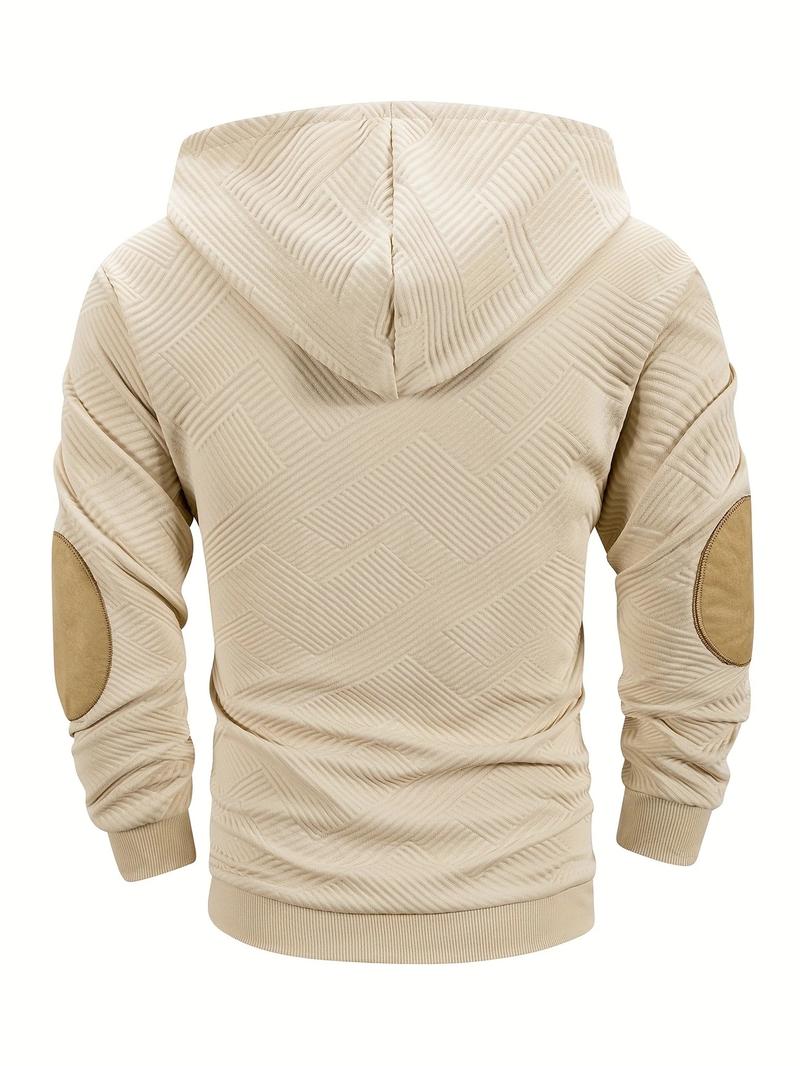 Men's casual fashion suit knitted jacquard sweatshirt and pants two-piece set Men's casual fashion suit knitted jacquard sweatshirt and pants two-piece set