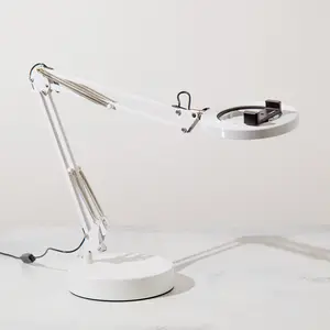 CANVAS Lamp with Matte Metal Base - Eye-Catching Ring Light and Phone Holder for Content Creators, Artists, Entrepreneurs, and Small Business Owners