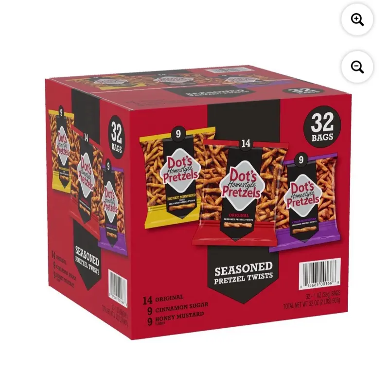 Homestyle Pretzel Twist Variety Pack - 1 Oz Each, 32-Count Snack Pack