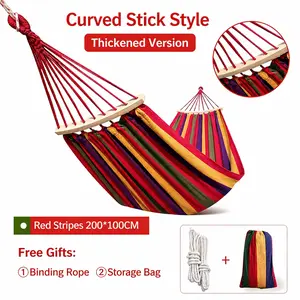 Anti-Rollover Canvas Hammock Set | 265 Lbs Heavy Duty Outdoor Bed SummerVibes
