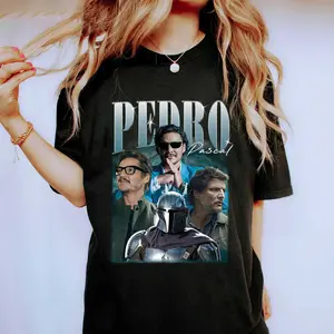Pedro Pascal 90s Vintage Shirt The Last of Us The Mandalorian