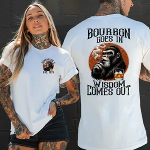 [Generation Studio] Personalized Year 1965-1980 Bourbon Goes In Generation X Shirt, Wisdom Come Out Gen X Shirt, Genertion X Shirt, Full Colors, Full Sizes, For Men, For Women