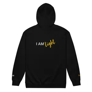 I AM LGHT Sacred Stitch EMBROIDERED Hoodie
