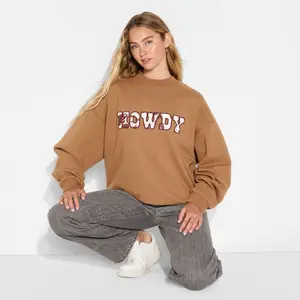 Women's Howdy Cow Graphic Sweatshirt