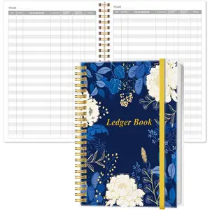 A5 Accounting Ledger Book for Bookkeeping, Small Businesses & Personal Use, Expense Tracker Notebook for Tracking Money, Expenses, Deposits & Balance, 5.8" x 8.4"