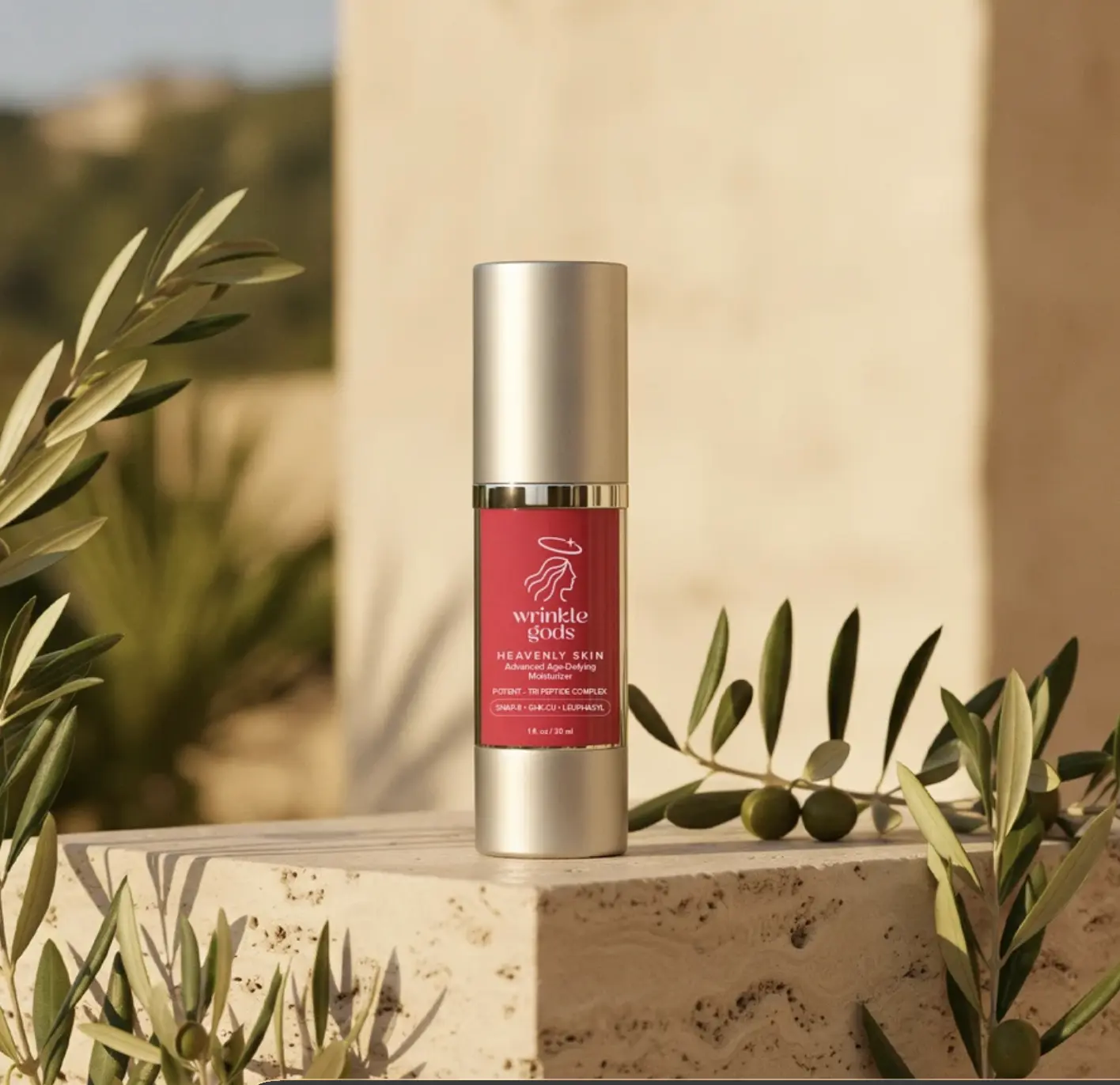Wrinkle gods Heavenly Skin Advanced Peptide Moisturizer | Multi-Peptide Anti-Aging Cream