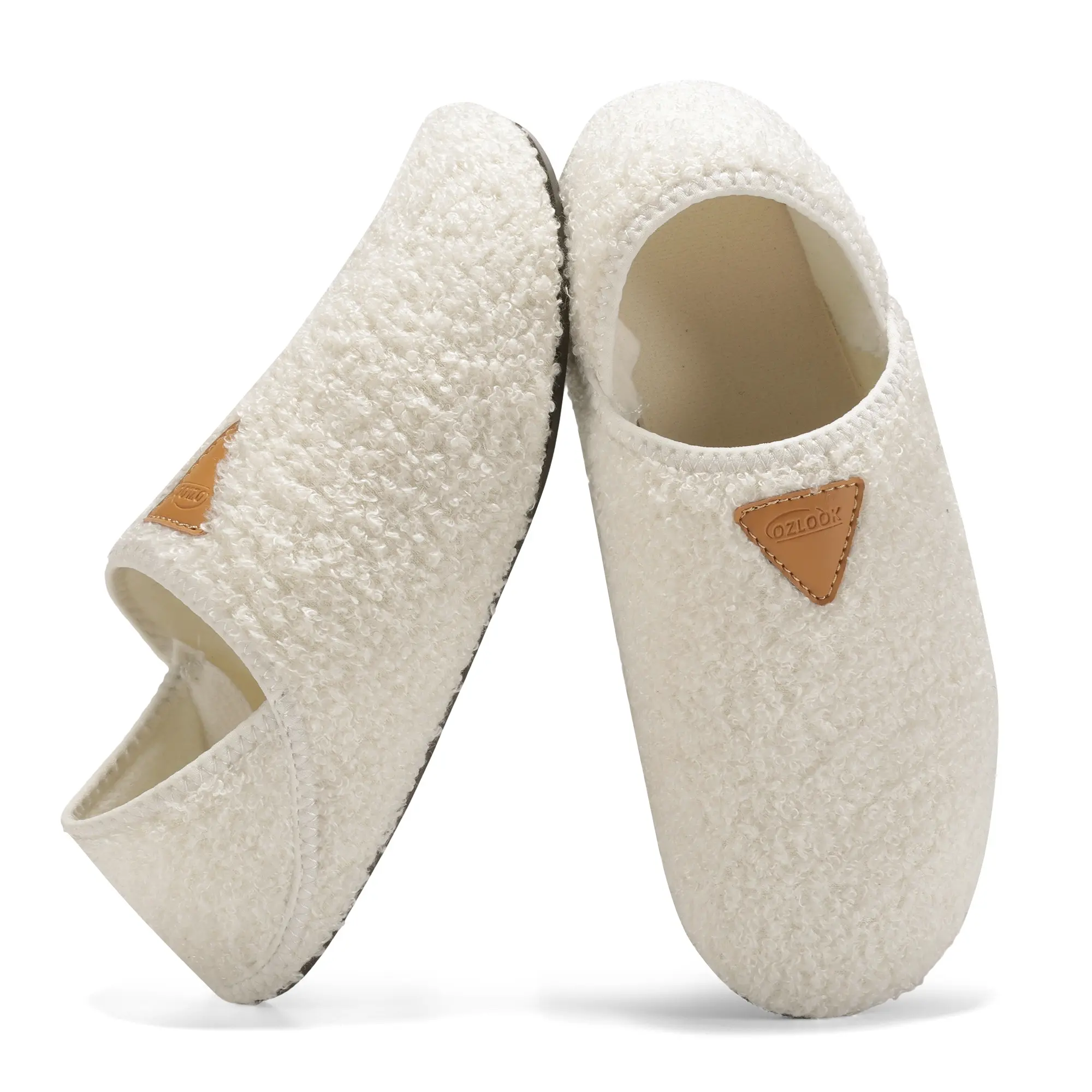 Unisex Plush Slipper Socks, Cozy Barefoot House Slippers with Non-Slip Sole, Foldable for Indoor Home Wear, Travel & Yoga