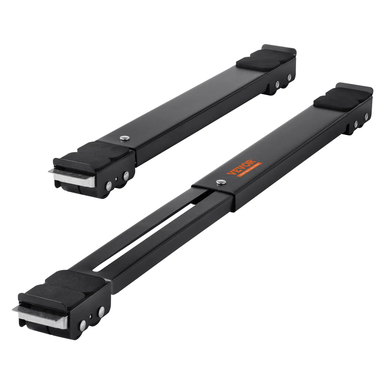 【summerfinds】SKYSHALO Carbon Steel Appliance Mover, 660 lbs Load Capacity, 13.35-21.5 in Adjustable Mobile Base, 1.5 in Raised Non-Slip Support Stand, Roller Dolly for Washer/Refrigerator, Extends Appliance Lifespan, White