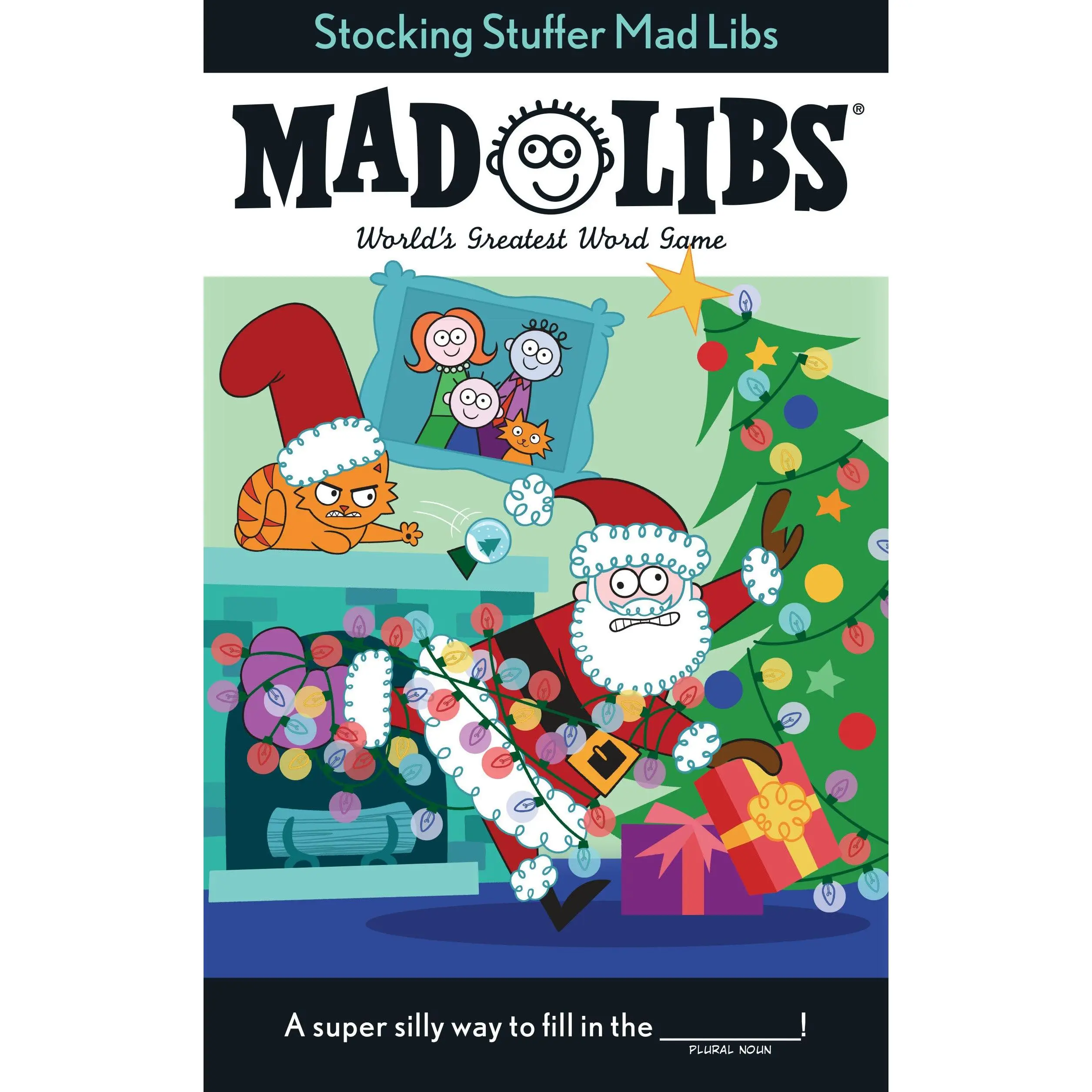 Stocking Stuffer Mad Libs: World's Greatest Word Game about Christmas -- Leigh Olsen - Paperback