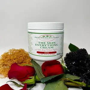 Dynamic AWJ Products The Skin Everything Body Cream 16oz Hydrating Cream with Organic Ingredients, Vegan, Plant-Based, Alcohol-Free, Suitable for All Skin Types - Acne, Apple, Moisturizer, Skincare, Avocado, Moisturize, Aloe Vera, Aloe, Lotions, Moisture