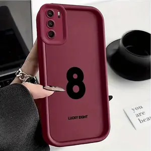1 Piece Durable Reno6Pro Flexible LUCKY EIGHT Case For Reno6 Pro 5G Featuring Shockproof In Entertainment
