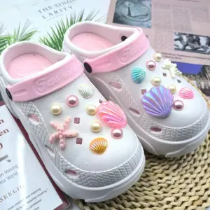 Shoe Charms set starfish shells handmade Cave Shoe Buckle DIY AccessoriesShoe Boot Bag Accessories for Christmas, Graduation, 4th of July Gifts, Gift Embellishments, Floral Designs, Delicate Craftsmanship, Fashion Embellishments decoration