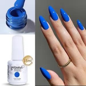 1pcs Blue Gel Nail Polish, No-Wash Dip-On Gel Nails, DIY Salon Quality Manicure Tool, Perfect Gift for Girls and Women