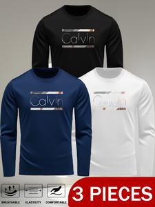 3-Pack Cotton T-Shirts with Graphic Design Vintage Streetwear Style White Crew Neck Short Sleeve for Men and Women Ideal for Casual Sports and Couple Outfits