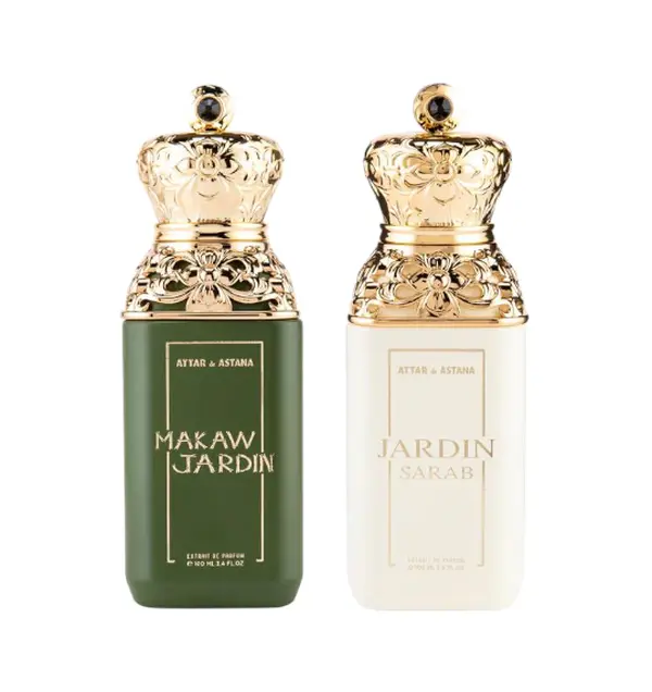 (2pc Bundle Pack) Makaw Jardin + Jardin Sarab by Attar de Astana EDP Spray, 3.4oz