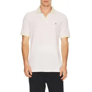 Original Penguin Jacquard Honeycomb Polo in Birch