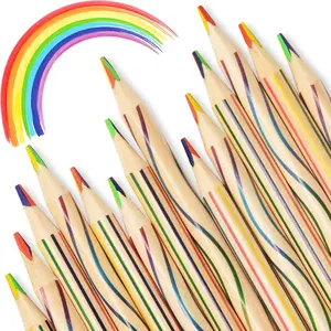 30 pcs Rainbow Pencils Pre-Sharpened Pencils Easter Basket Stuffers Teen Girl Gifts Trendy Stuff for School, Writing