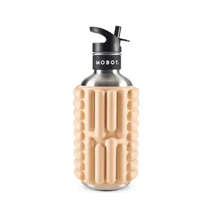 Big Bertha MOBOT 40oz - Clay Water Bottle Drinkware Reusable Foam Roller for fitness, recovery, yoga & back pain