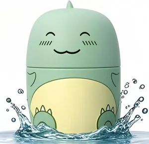 Cute Dinosaur-Shaped Toilet Bowl Cleaner Bottle, Bathroom Toilet Tank Cleaner with Jasmine Scent,One Bottle Lasts for 90 Days (1, Green) CloudMades