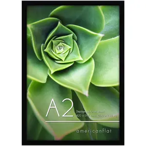 A2 picture frame with polished plexiglass 165x234 frame with engineered wood signature collection a2 frame for wall display black