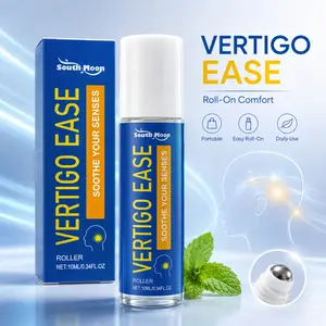 Vertigo Ease Roll-On 10ml, Motion Sickness & Nausea Relief Aromatherapy Roller, Portable Dizziness & Head Comfort Oil for Travel