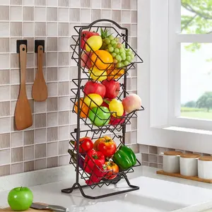 Fruit and Vegetable Basket, Storage Rack, Organizer
