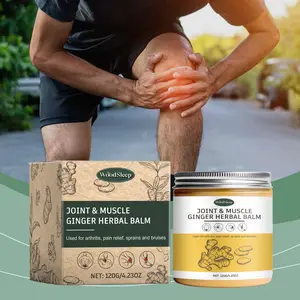 WOODSLEEP Ginger Joint Care Cream Joint Muscle Knee Body Massage Care Cream Net Content 120g