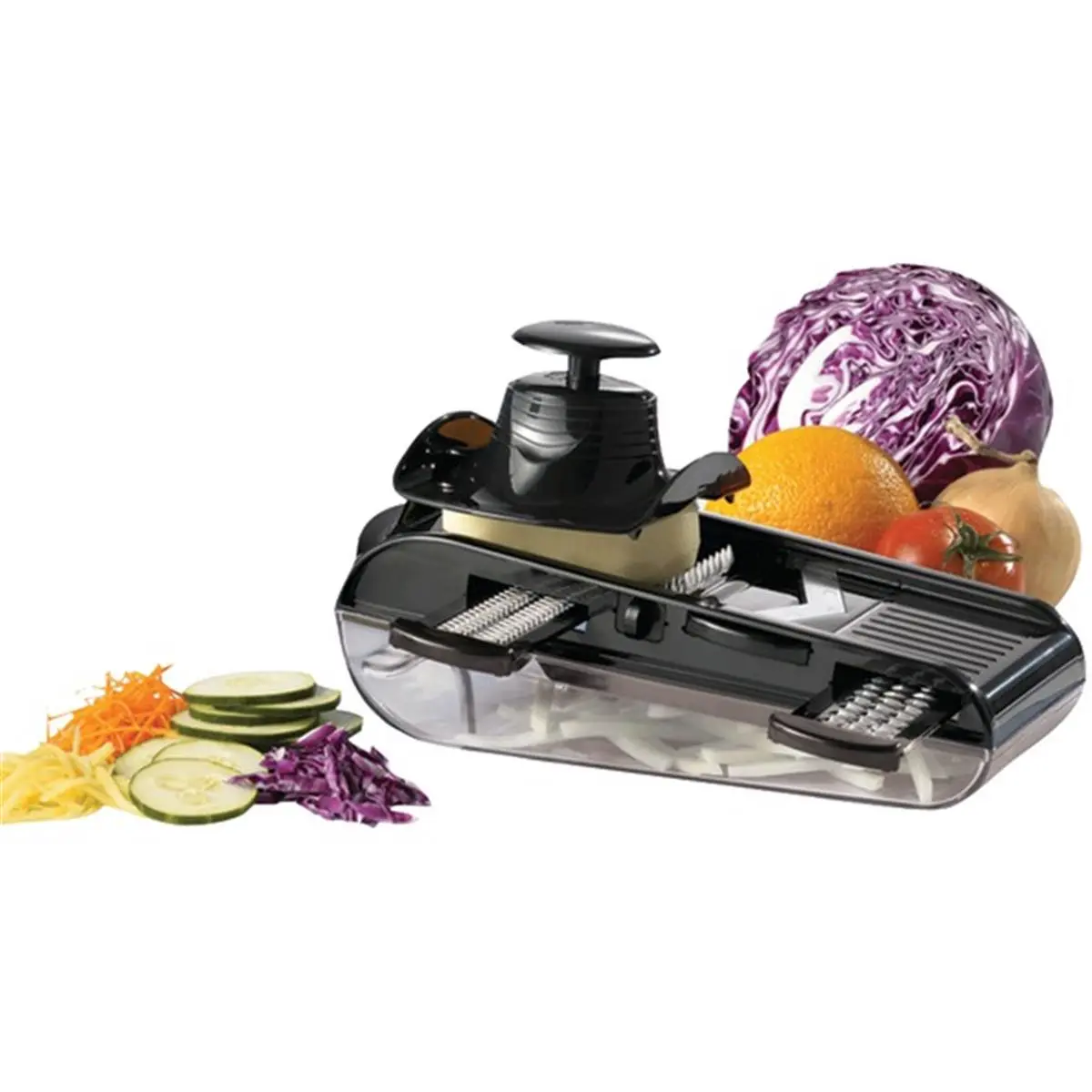 212 MAIN Easy Multi-Blade Mandoline - Kitchen Utensil for Fruit and Vegetable Prep, Vegetable Slicer
